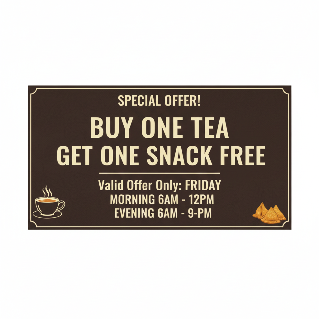 Friday special offer